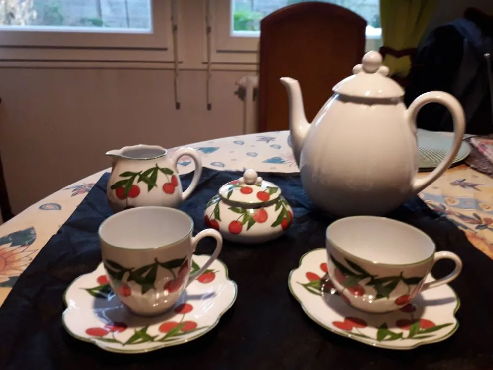 Service duo thé/café porcelaine manufacture royal limoges