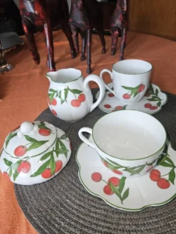 Service duo thé/café porcelaine manufacture royal limoges