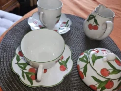 Service duo thé/café porcelaine manufacture royal limoges