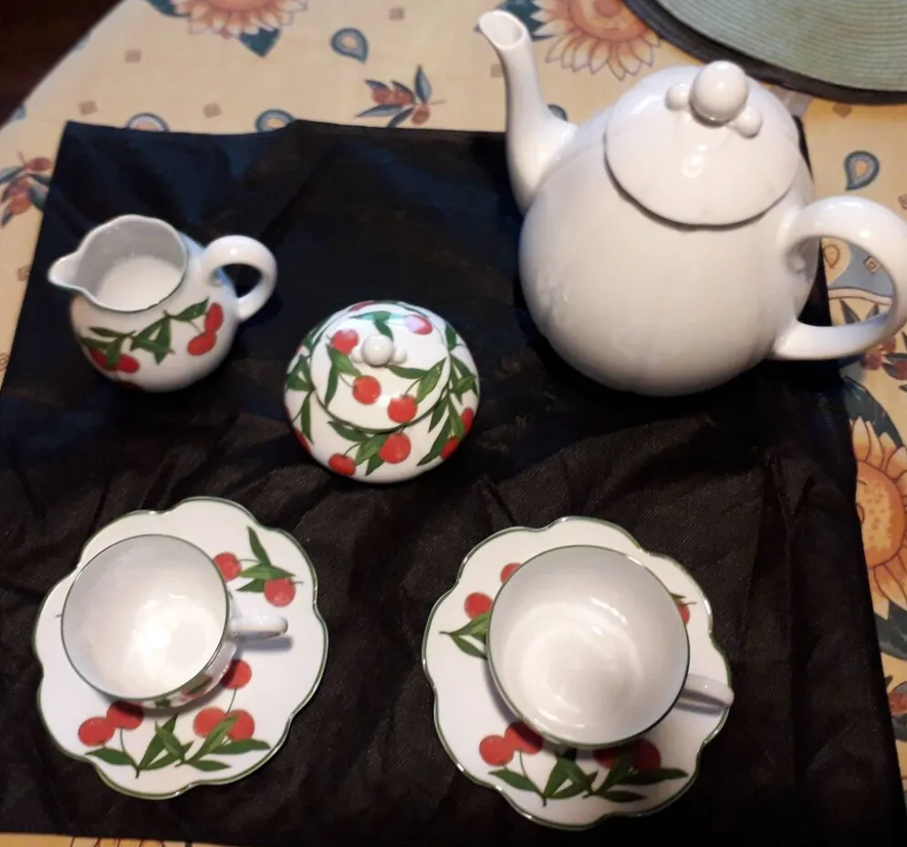 Service duo thé/café porcelaine manufacture royal limoges