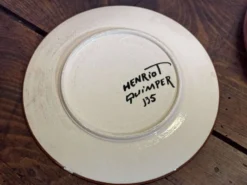 Service en faience de Quimper des années 1930-40