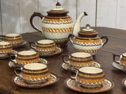 Service en faience de Quimper des années 1930-40