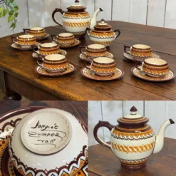 Service en faience de Quimper des années 1930-40