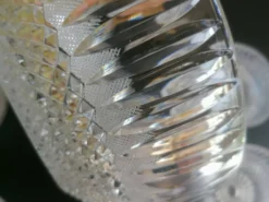 Service fruits en cristal saladier et ses 8 bols assortis