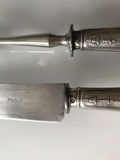 Service à gigot en argent