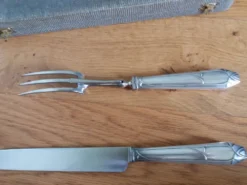 Service à gigot Platil couteau et fourchette Art déco