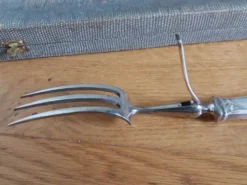 Service à gigot Platil couteau et fourchette Art déco