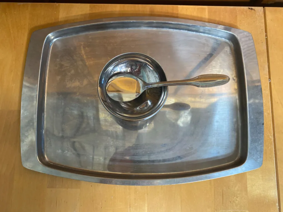 Service à glace rémy letang plateau + 6 coupes + 6 cuillères vintage #