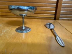 Service à glace rémy letang plateau + 6 coupes + 6 cuillères vintage #