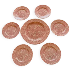 Service Grindley of Stoke Royal Tudor Velvet en faïence Rose Anglais