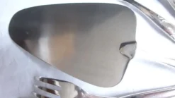 Service à gâteaux métal argenté / 12 fourchettes et pelle à gâteaux argent