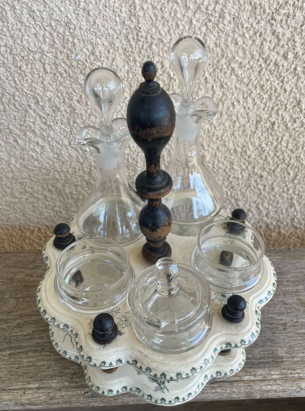 Service à huile et à vinaigre sel poivre
