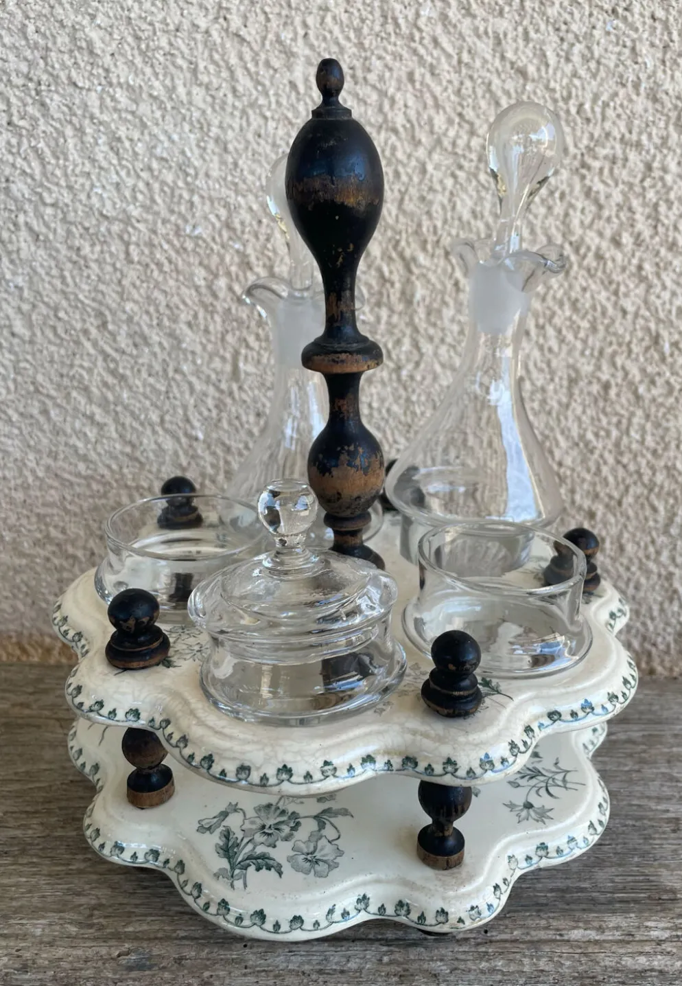 Service à huile et à vinaigre sel poivre