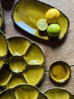 Service à huîtres, crustacés vintage de la maison Gien