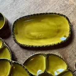 Service à huîtres, crustacés vintage de la maison Gien