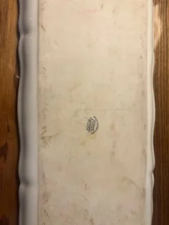 Service Limoges Porcelaine Dorée Style Louis XVI – Plat Tarte & Cake