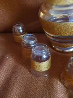 Service à liqueur vintage verrerie de Monaco