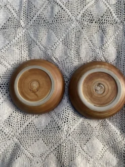 Service madeleine Brault poterie la colombe années 60