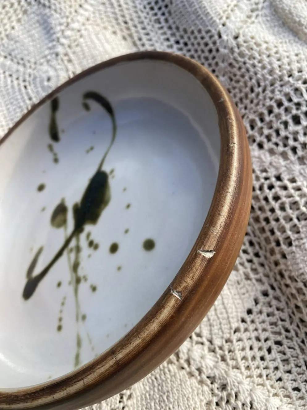 Service madeleine Brault poterie la colombe années 60