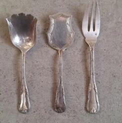 Service à mignardises en argent massif de style Louis XVI