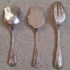 Service à mignardises en argent massif de style Louis XVI