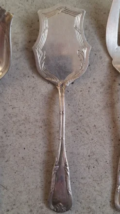 Service à mignardises en argent massif de style Louis XVI