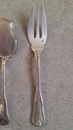 Service à mignardises en argent massif de style Louis XVI