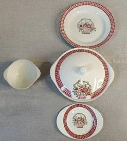 Service partiel Art Déco, Faïencerie de Badonviller, 1920-1940