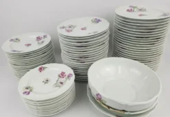 Service 75 pieces Limoge Unic Paris Ancienne Fabrique Royale
