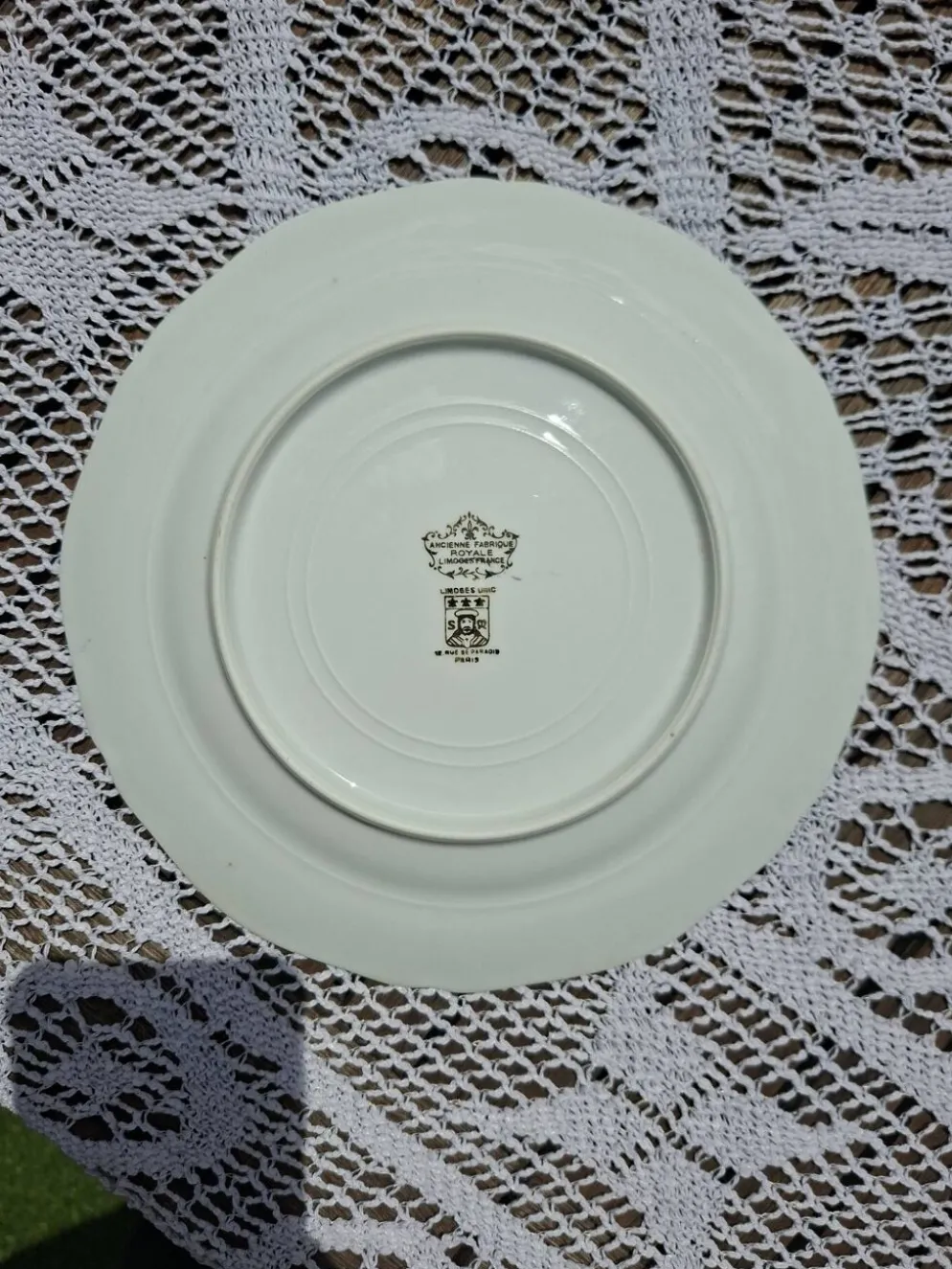 Service 75 pieces Limoge Unic Paris Ancienne Fabrique Royale
