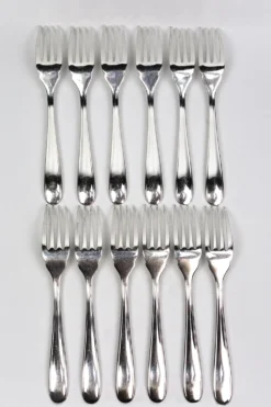 Service à poisson Christofle pour 12 — métal argenté, poinçons OC, coffret