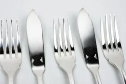 Service à poisson Christofle pour 12 — métal argenté, poinçons OC, coffret