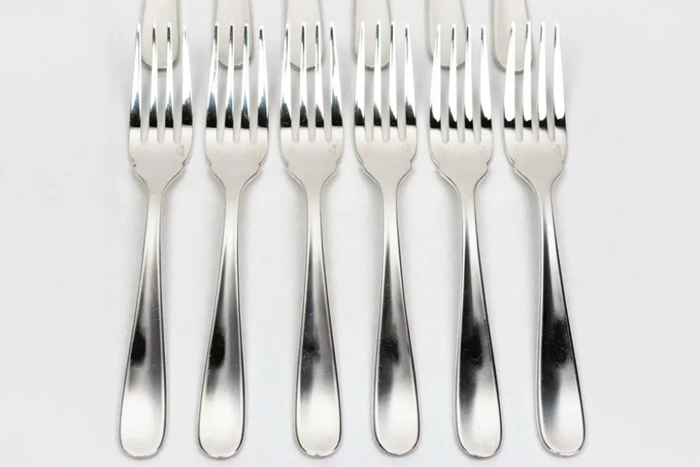 Service à poisson Christofle pour 12 — métal argenté, poinçons OC, coffret