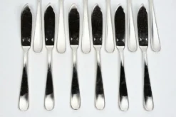Service à poisson Christofle pour 12 — métal argenté, poinçons OC, coffret