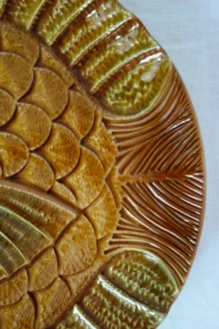 Service à poisson 8 personnes faïence Sarreguemines