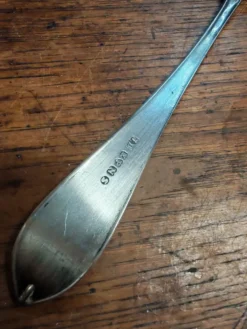 Service à salade métal argenté