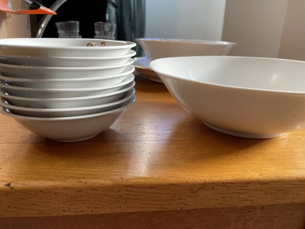 Service à salade vintage en porcelaine Winterling Bavaria, années 50-60