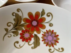 Service à salade vintage en porcelaine Winterling Bavaria, années 50-60