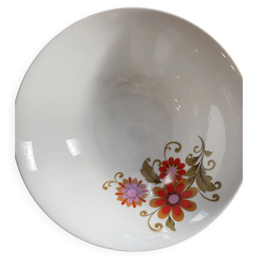 Service à salade vintage en porcelaine Winterling Bavaria, années 50-60