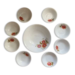 Service à salade vintage en porcelaine Winterling Bavaria, années 50-60