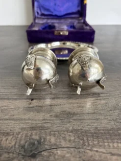 Service Salière & Poivrière Vintage sur Plateau