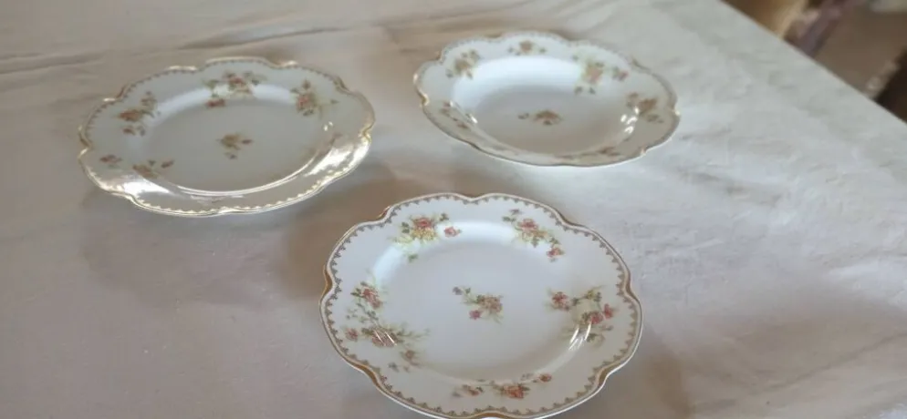 Services de vaisselle Haviland, porcelaine de Limoges