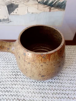 Service à soupe vintage en grès pyrité
