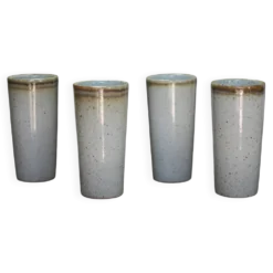 Service tasse céramique signé Jean Austruy X 4 , grande tasse céramique