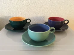 Service tasses vintage