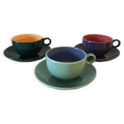 Service tasses vintage