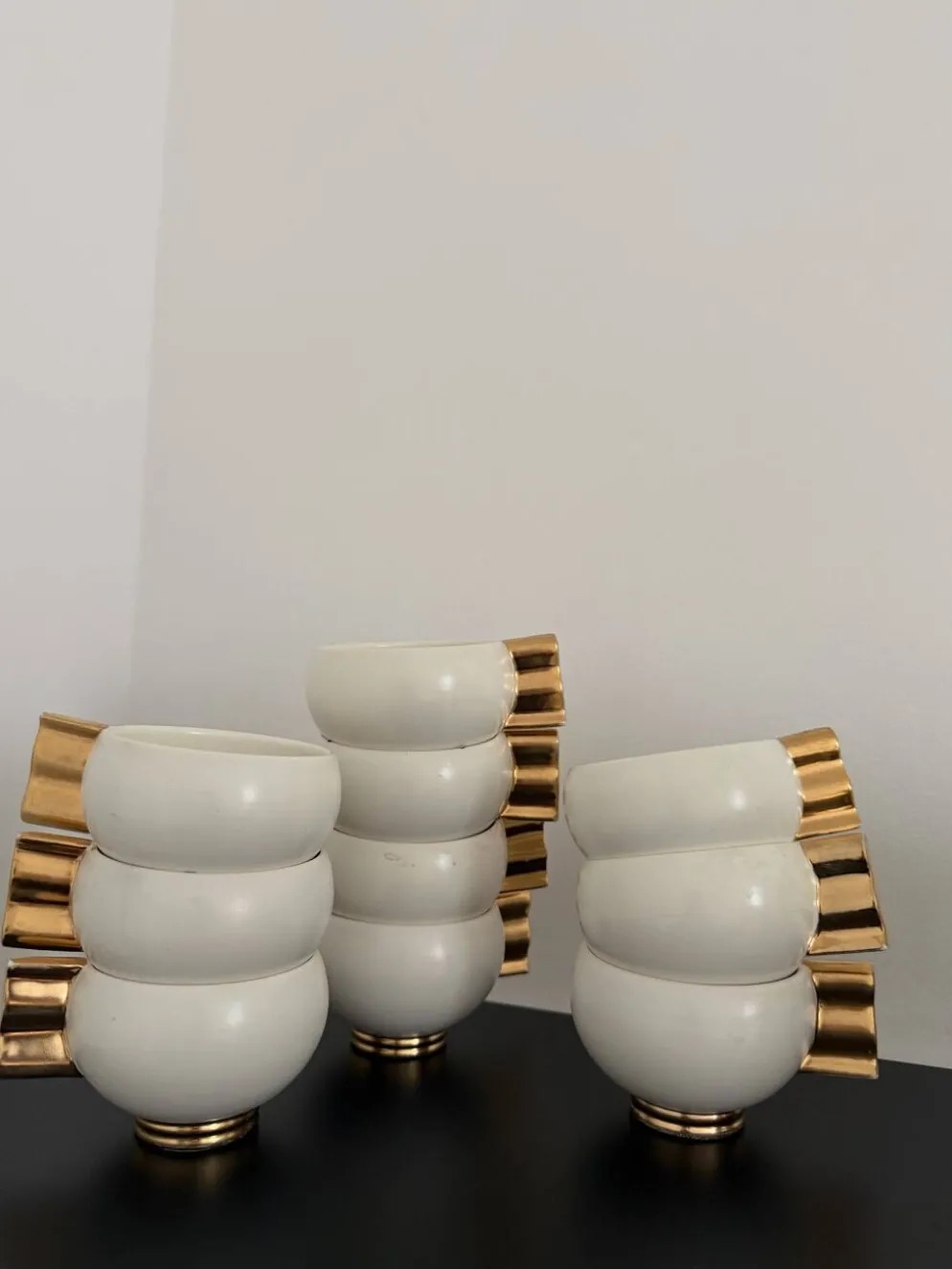 Service à thé Art Déco 1930 ROBJ (made in Luxembourg) en bon état général