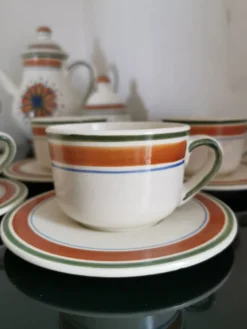 Service thé / café longchamp vintage