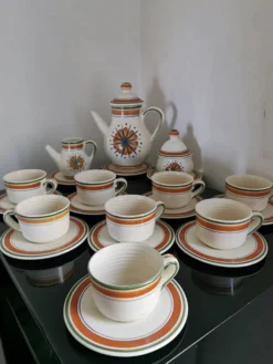 Service thé / café longchamp vintage