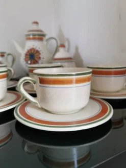 Service thé / café longchamp vintage